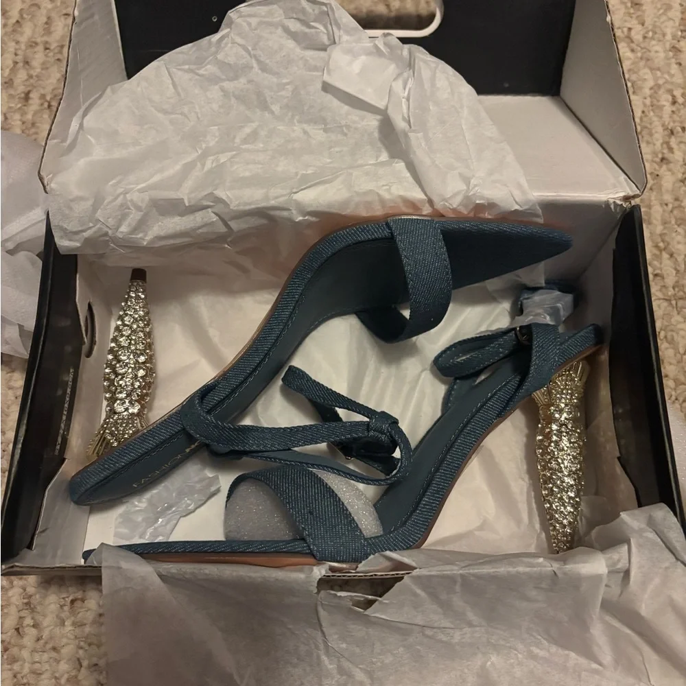 Rhine Stone High Heels - Picture 3 of 5